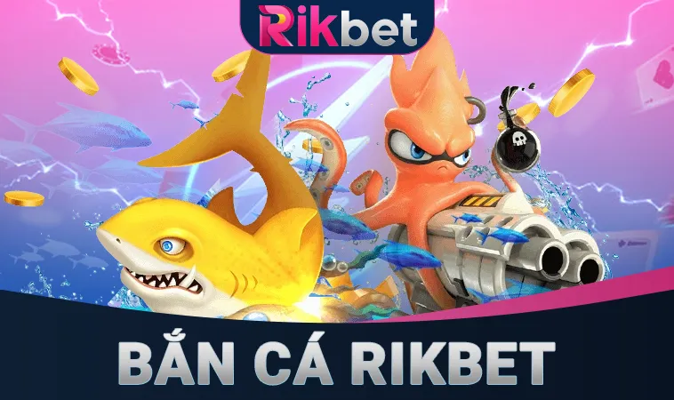 Sảnh bắn cá Rikbet thiết kế giao diện đẹp, chuyên nghiệp