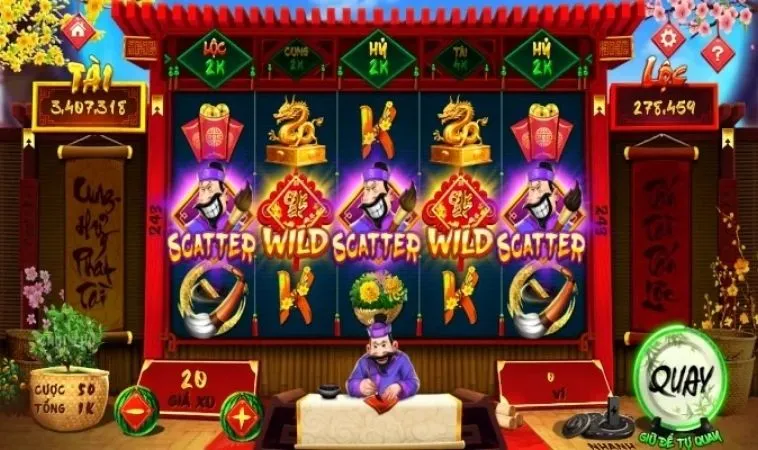 Các biểu tượng trong game nổ hũ Ông Đồ tại Rikbet